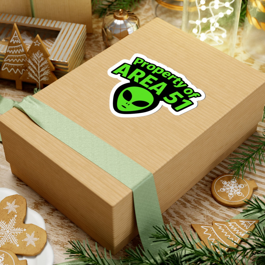 Property of Area 51 - Kiss-Cut Sticker - AREA51UFOS