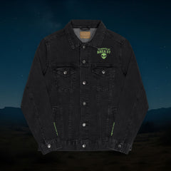 “Property of Area 51” Embroidered Denim Jacket – Alien Transmissions Edition