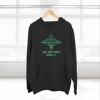 Area 51 “Model S-4 Test Craft” Neon Blueprint Hoodie – Level 7 Clearance Edition